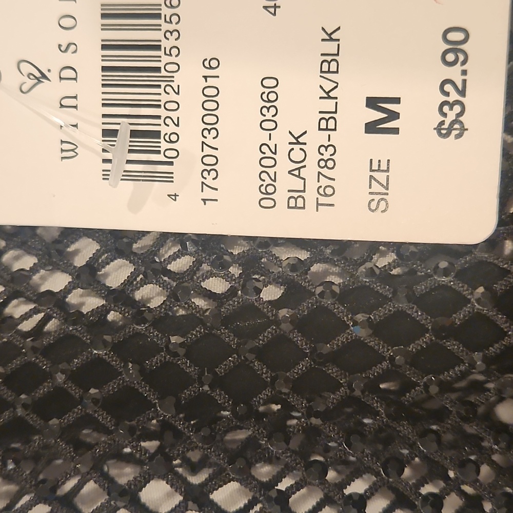 Black Rhinestone Mesh Bolero - Picture 5 of 6
